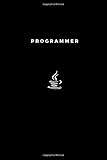 Programmer: Lined Notebook - Medium (6 x 9 inches) - 110 Pages - Black C