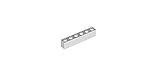 10 Stück LEGO 'Stein 1x6 Noppen' in W