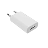 USB Netzteil - Ladegerät - Steckdosenadapter - Slim Design - Stecker 5V-1A Universal – Kompatibel mit Handy,Kamera,Tablets, MP3 usw. (Weiß)