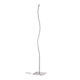 Navaris Designer LED Stehleuchte dimmbar - warmweiß - 24,5 x 24,5 x 148cm - 11,5W - wellenförmige LED Stehlampe mit Dimmer - Stand Leselamp