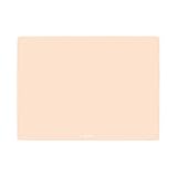 Silikon Tischmatte rutschfest Platzset abwaschbar Kinder Baby Platzdeckchen, 40 x 30 cm (Apricot)