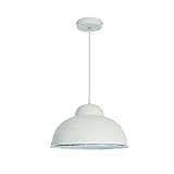 INSPIRE - Hängeleuchte FARELL - Pendelleuchte - 1 x 60W E27 - IP20 - Ø31 cm - Metall - Weiß