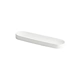 YUZHUKUNGMZ Kantinenschale 1 STÜCKE Porzellan Servierplatte Rechteckige Platte, Fach for Party, Sushi Servierschale (Color : White, Size : M)