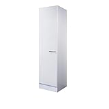 RIWAA - Hochschrank Küche GRANTHAM - Classic & Clean - 1-türig, 4 Fächer - Breite 50