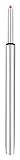 BIZS 12 '' - 18.25 '' Länger Hydraulischer Einstellbarer Gashubzylinder Für Büroschönheits-Salon-Stuhlstuhl-Ersatz, Pneumatischer Schockkolben Heavy Duty (Farbe : Silber)