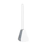 Toilettenbürsten Toilettenbürstenhalter Haushalt Wandmontierte Toilette Reinigungsbürste Badezimmer Langer Griff Silikon WC Bowl Bowl Bowl 360 ° KEINE TOT WINKEL REINIGUNG Pinsel Set Silikon T