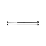 NgFTG Spannstange,Keine Bohrungen Erweiterbar Fenstervorhang Stange,Ruhepause-resistent Constant Tension Shower Curtain Rod Zu Schlafzimmer-Silber 70-120cm(28-47inch)