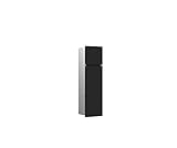 Emco ASIS Pure Unterputz-Schrankmodul, Badezimmerschrank als Toilettenpapierhalter & Klobürstenhalter, Hochschrank mit Push to Open-Funktion, schwarz matt Anschlag Links, One Size, 975551402