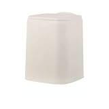 CNYG Mülleimer, gepresster Mülleimer mit Deckel, für Küche, Badezimmer, Schlafzimmer, Wohnzimmer, Büro, Khak