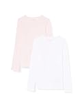 NAME IT Mädchen Nkftop Ls Slim 2p Barely Pink Noos T-Shirt, 134-140