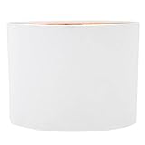 Tischlampenschirm aus Stoff, weiß: ovaler Lampenschirm für Tischlampe, zylindrisch, Ersatz für Tischlampe, Wandlampenschirm, Dek
