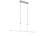 Hängeleuchte SHINE-LED, Aluminium matt, höhenverstellbar & dimmbar, Länge 120 cm, Fischer L