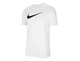 Nike Mens Team Club 20 Tee T-Shirt, White/Black, S