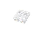 ZyXEL Wave 2 Powerline Kit Ethernet Adapter – Pass-Through, Gigabit, Plug-and-Play, 8K Content-Streaming 2er Pack [PLA6457] PLA6457-EU0201F 2400 Mbps G