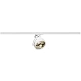 SLV 1 Phasen System Leuchte KALU TRACK / Strahler, LED-Spot, Decken-Strahler, Decken-Leuchte, Schienensystem, Innen-Beleuchtung / GU10 75.0W weiß