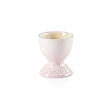 Le Creuset Steinzeug Eierbecher mit Stand-Fuß, 9 g, 5.3 x 5.3 x 5.9 cm, Shell Pink