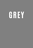 Grey: A decorative book for coffee tables, bookshelves and interior design styling: Stack color decor books to add design to any room. Colorful decorative book ideal for your own home or as a g