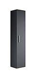 Badezimmer Badschrank Pluto 150cm Anthrazit - Regal Schrank Hochschrank Schrank Möb