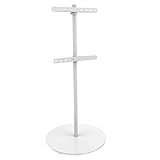 XTRARM Arius TV Ständer, drehbar, TV ca. 32-65 Zoll / 35 kg, viele VESA-Größen, Höhe variabel montierbar bis ca. 130 cm, Weiss, TV-S