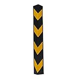 Eckenschützer Reflektierender Gummischutz Gummi-eckwächter Parkplatz Stopper Für Garage Parkfänger - Reflektierender Wandrandschutz - Ideal Für Parkplätze Und Lager(Size:80CM)