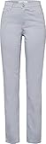 BRAX Damen Style Carola Smart Cotton Hose, Grau (Grey Melange), 46