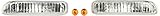 AD Tuning GmbH & Co. KG 960019 Seitenblinker Set, Klarglas C