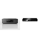 Panasonic SC-DM504EG-K Micro HiFi in schwarz (40 Watt RMS, Digital DAB+, CD, UKW, Bluetooth, USB, AUX) & DMP-BDT184EG 3D Blu-ray Player (4K Upscaling, DLNA, VoD) schw