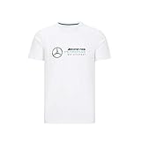 Mercedes-AMG Petronas Motorsport Team F1 Formel Fahrer T-Shirt - Weiß - XXL