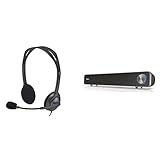 Logitech H111 Kopfhörer + Trust Arys Soundb