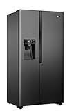 Gorenje NRS 9182 VB Side-by-Side Kühl-Gefrierkombination/ NoFrostPlus / Inverter-Kompressor / Eis- und Wasserspender / 179,3 cm/ Kühlteil 371 l/ Gefrierteil 191 l/ 42 dB/ 323 kWh/ Jahr/ Schw