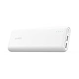 Anker PowerCore 20100mAh Externer Akku, kompakt Powerbank, hohe Kapazität 2-Port 4,8 A Output Ladegerät mit PowerIQ Technologie für iPhone, iPad, Samsung Galaxy und viele mehr (Weiß/Matt)