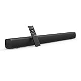 Soundbar für tv geräte, Home Entertainment 2.0 Soundbar, 40W TV Soundbar mit Fidelity Stereo Klang, Wired Optisch/AUX/RCA Eingang & Bluetooth 5.0 Soundbar mit Fernbedienung, Wandmontage kö