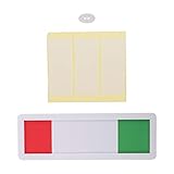 iplusmile Privatsphäre Zeichen Frei Besetzt Zeichen Offen Geschlossen Zeichen Plaque Slider Tür Anzeige für Hause Büro Toilette Konferenz Hotles Krankenhaus 7X21cm Weiß