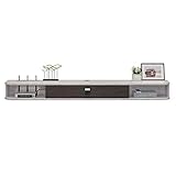 Schwebendes Regal Wandmontierter TV-Schrank, Wandmontierter Entertainment-Center-Schrank-Komponente Medienkonsolen-Hut Für PS4/Xbox One/Kabelbox/DVD-Player/Spielek