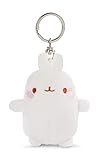 NICI 47740 Schlüsselanhänger Hase Molang Green 8cm, WEIß, 8