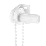 Perlenvorhang, strapazierfähig, langlebig, 17 mm Rollo mit Kupplung, Rollo-Befestigung, praktische, leichte römische Jalousien für Z
