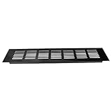 Vent Systems 60x300mm Bronze aluminium Lüftungsgitter mit Insektengitter. HLK-, Heizungs-, Kühlungs- und Lüftungsanwendungen. Innen- und Außen Entlüftungsabdeckung