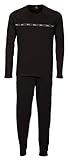 BOSS Herren Unwrapped Long Set Pyjamaset, Black1, M