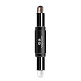 YEUCI Doppelseitiger Glitzer-Lidschattenstift,High Performance Eyeshadow Stylo/Lidschatten Stift, Eyeliner 24h Eyeshadow Stick