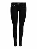 ONLY Damen Jeans Hose ONLCoral Life 15233217 Black Denim 27/30