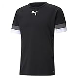 PUMA unisex-child Shirt, Puma Black-Smoked Pearl-Puma White, 164