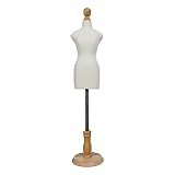yipuxun Schneiderpuppe Verstellbar Weibliche Schneider Dummy 1/2 Mini Villa Tisch 1/3 Kleidung Mannequins 1/4 Stereo-Zuschneiden Weibliche Dressmaking Dummy Manikins Display (Color : 1/4)