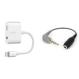 Belkin Rockstar 3,5-mm-Audio- und Ladeadapter (iPhone Klinkenadapter/iPhone Ladeadapter & Rode TRS-TRRS Adapter (3,5 mm Buchse auf Stecker) schw