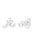 Elli Ohrringe Damen Wellen Wave Strand Maritim Ohrstecker in 925 Sterling Silb