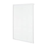 pro.tec Fliegengitter für Fenster 100x120cm Insektenschutz Fenstergitter mit Alurahmen Fliegenschutzgitter ohne Bohren Fliegenschutz zuschneidbar Weiß