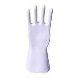 FITYLE Männlich Mannequin Hand Display Stand für Leder Arbeits Handschuhe, Sicherheit Arbeit Handschuhe, Industrie Große Größe Handschuhe Halter - Weiß