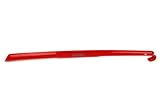 Die Schuhanzieher Kunststoff Schuhlöffel deutsche Herstellung 65cm mit Haken z1556(rot)