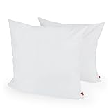 Blumtal 2er Set Wasserdichter Kissenbezug 40 x 40 cm - Kissenschoner mit Reißverschluss, Atmungsaktiv, Anti-Milben, Oeko-Tex® 100 Z