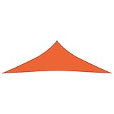 Gawany Sonnensegel Sonnenschutz Windschutz Sonnendach UV Schutz Sonnenschutzsegel Schattenspender Garten Terrasse Balkon 160g/m² Orange 3x3x4,2m HDPE