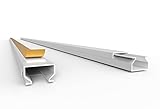 6 m Kabelkanal L x B x H 1000 x 15 x 10 mm, PVC, Kabelleiste, Selbstklebend, weiß